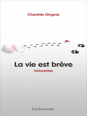 cover image of La vie est brève